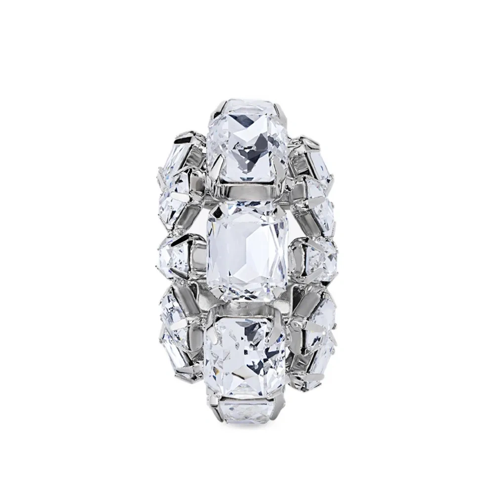 Серьга-кафф с кристаллами