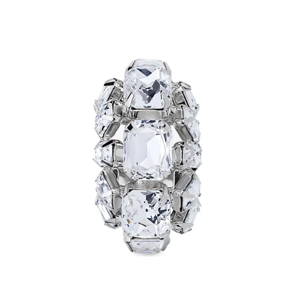 Серьга-кафф с кристаллами