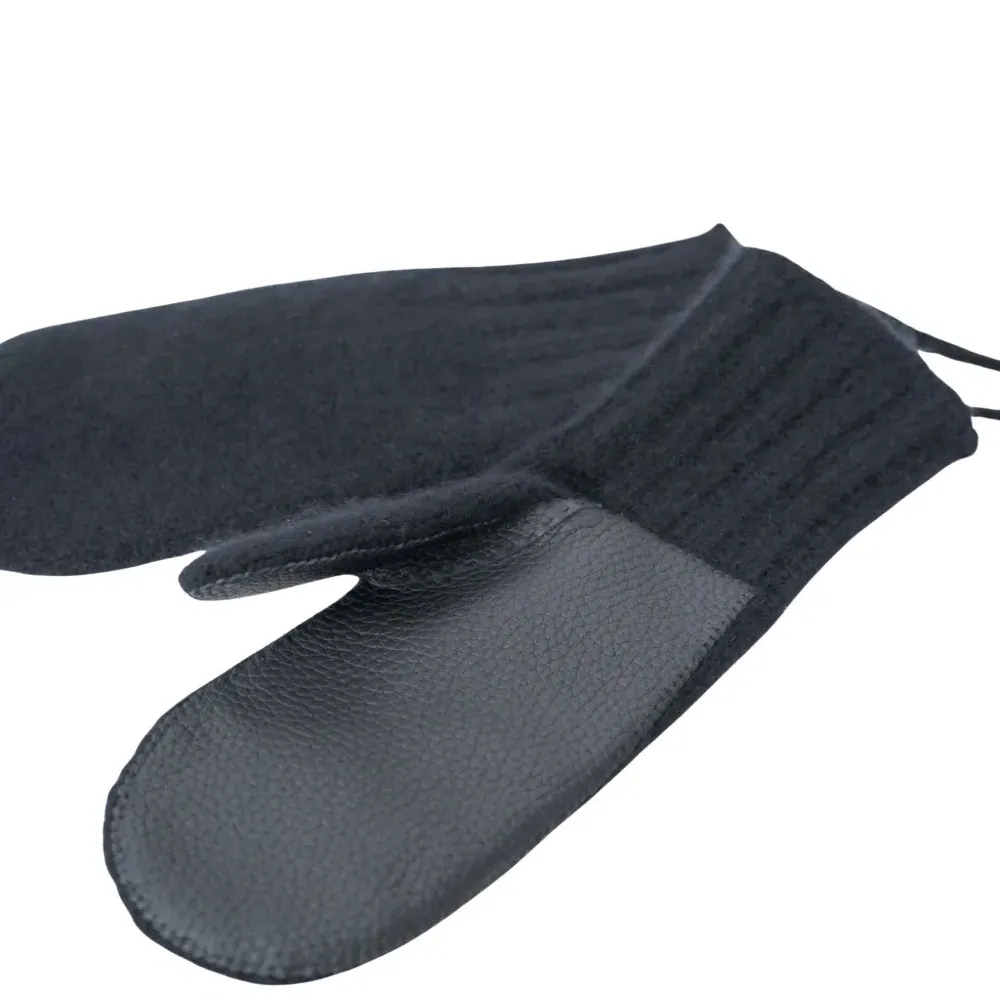 Перчатки из зернистой кожи