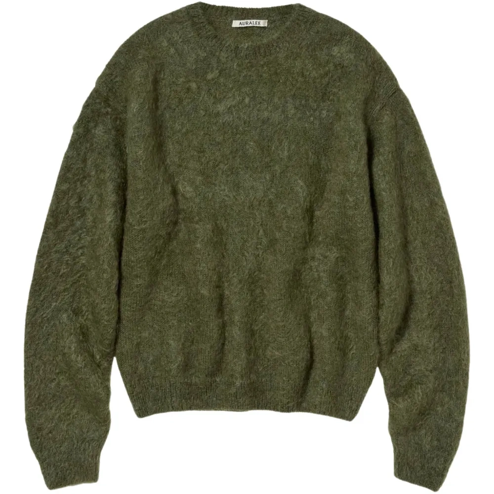 Джемпер с круглым вырезом и длинными рукавами