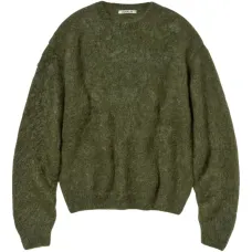 Джемпер с круглым вырезом и длинными рукавами