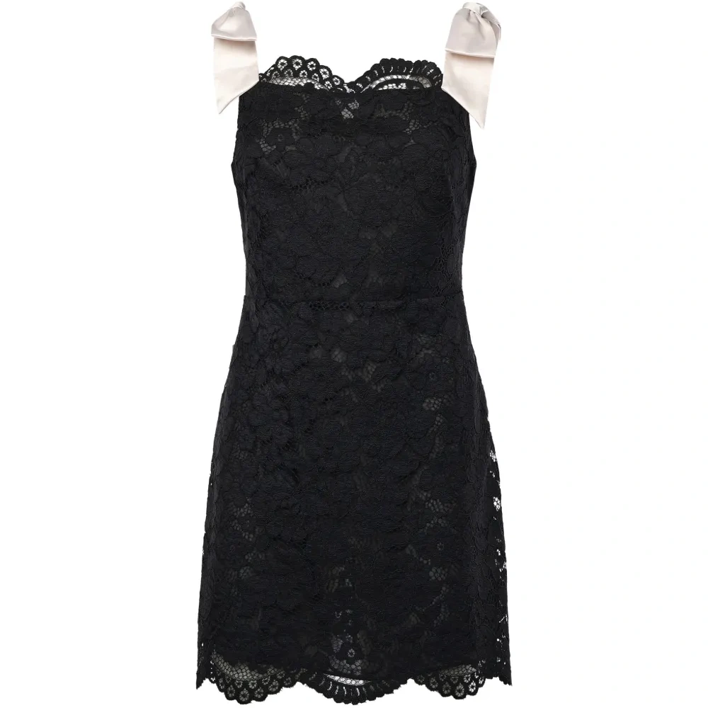 Мини-платье Lakeside с кружевом и бантом