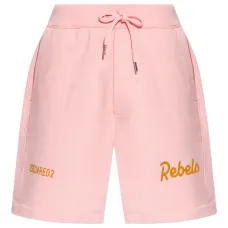 Шорты с логотипом и кулиской