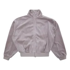 Бомбер на молнии с вышитым логотипом