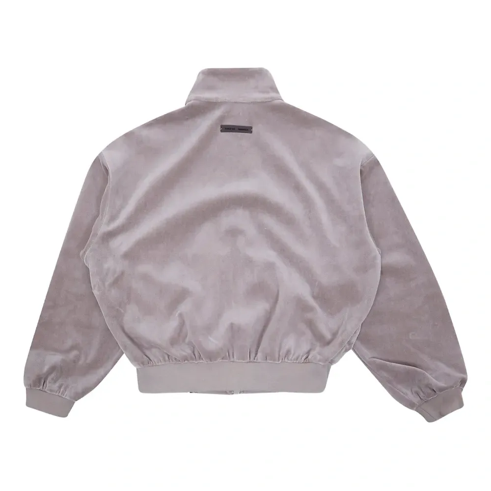 Бомбер на молнии с вышитым логотипом