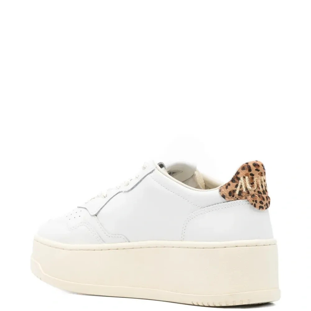 Кроссовки Medalist на платформе с леопардовыми вставками Кроссовки Medalist на платформе с леопардовыми вставками