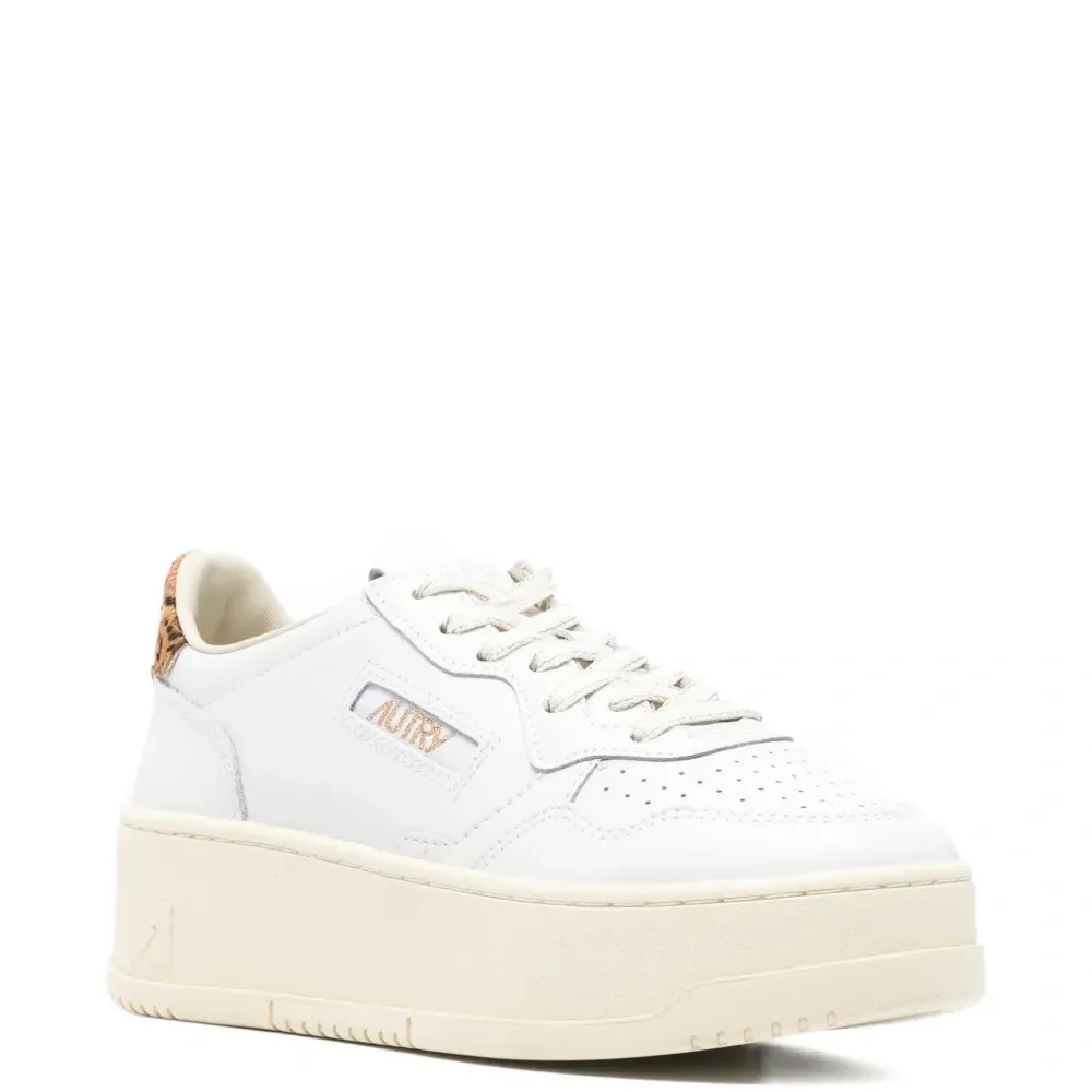 Кроссовки Medalist на платформе с леопардовыми вставками Кроссовки Medalist на платформе с леопардовыми вставками