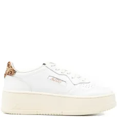 Кроссовки Medalist на платформе с леопардовыми вставками