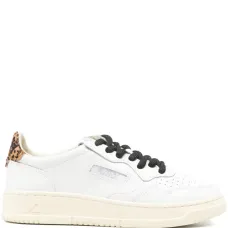 Кроссовки Medalist с леопардовыми вставками и шнуровкой