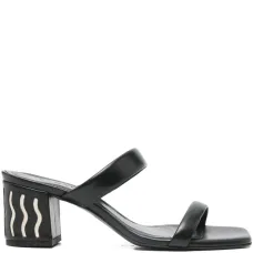 Босоножки на каблуке с квадратным мысом X Louiza Cordelia