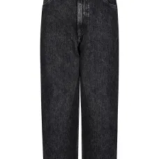 Джинсы-кюлоты с поясом