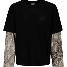 Длиннорукавная футболка с карманом