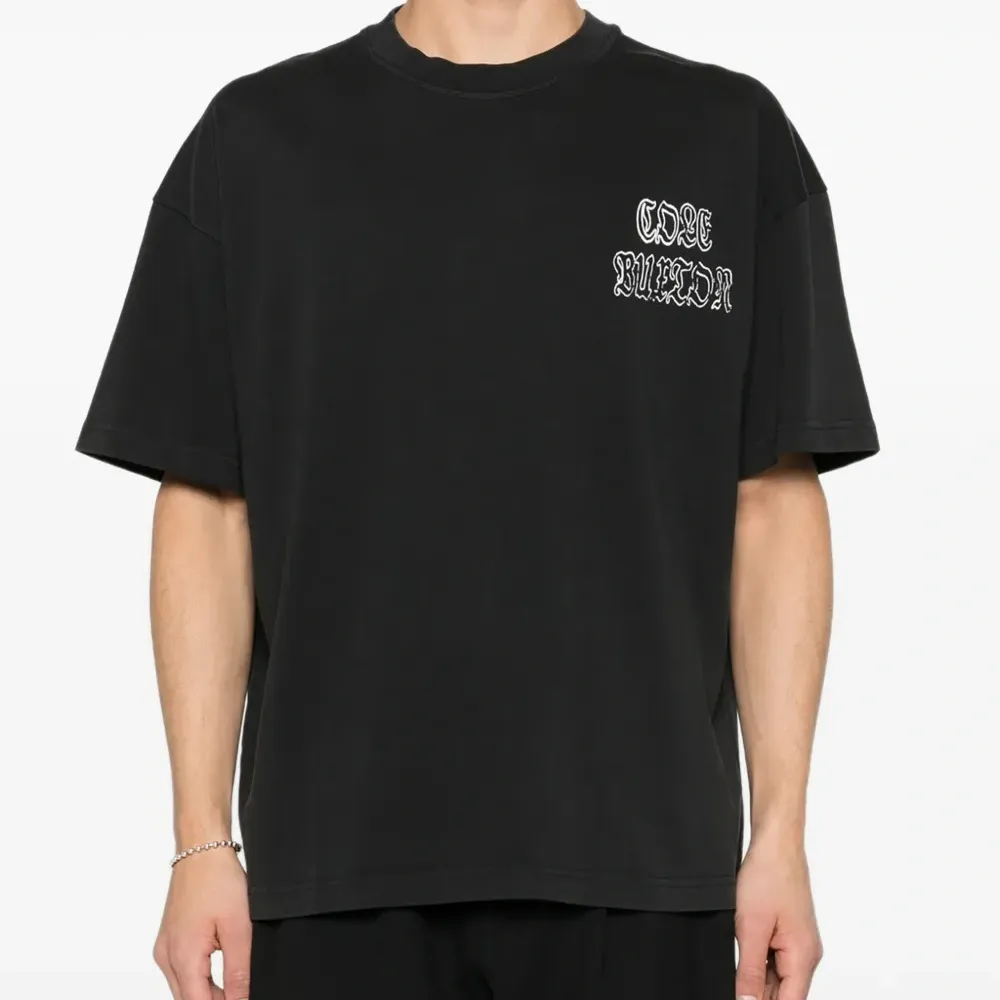 Футболка с принтом логотипа