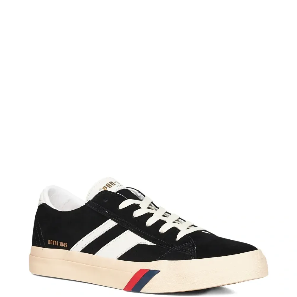 Кеды с замшевыми полосками