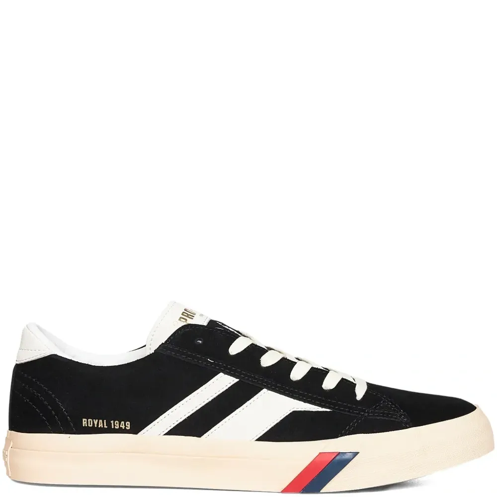 Кеды с замшевыми полосками