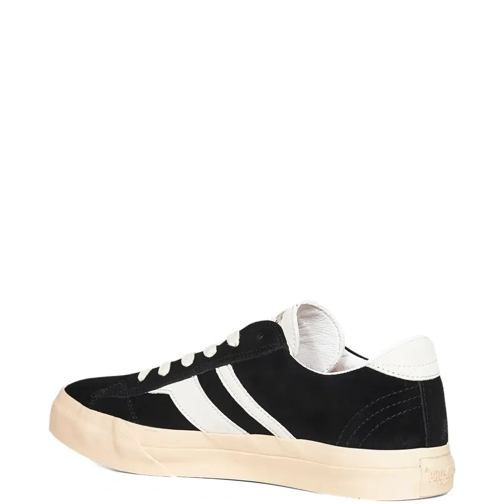 Кеды с замшевыми полосками