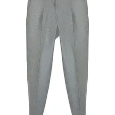 Брюки с защипами и манжетами