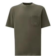 Футболка с круглым вырезом и карманом