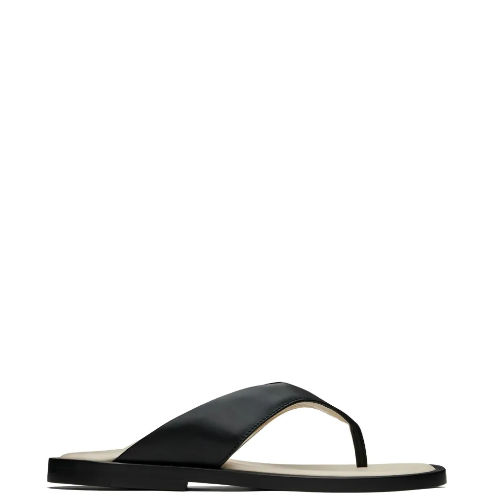 Кожаные сандалии с Т-образным ремешком