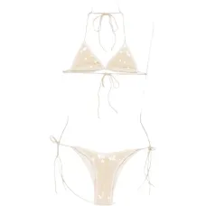 Бикини, украшенное пайетками