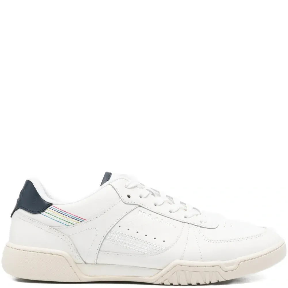 Кожаные кеды с перфорацией Кожаные кеды с перфорацией