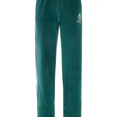 Брюки с отделкой в виде полосы по бокам и вышитым логотипом