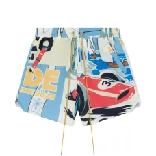 Плавки-шорты с принтом