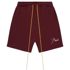 Трикотажные шорты с вышитым логотипом