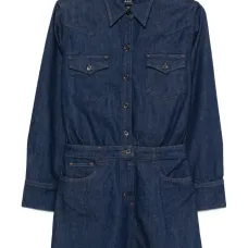 Джинсовое мини-платье