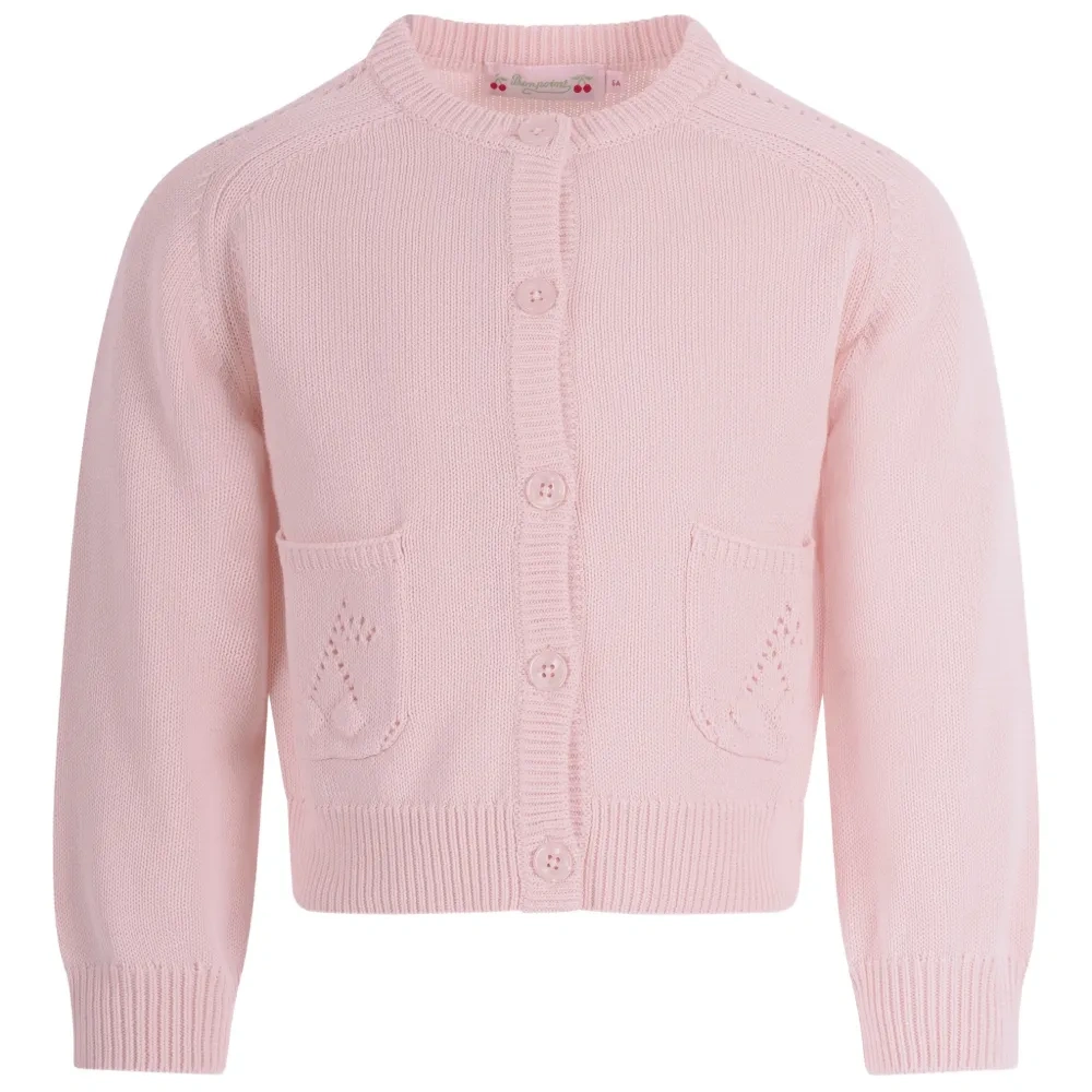 Кардиган с вишневым узором