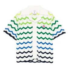 Рубашка с градиентной волной