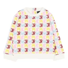 Свитер с узором из логотипа Свитер с узором из логотипа