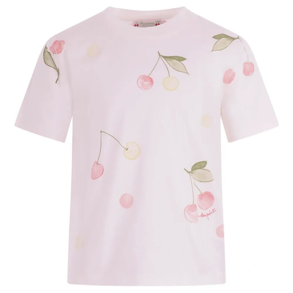 Футболка с принтом вишен