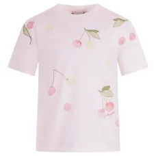 Футболка с принтом вишен