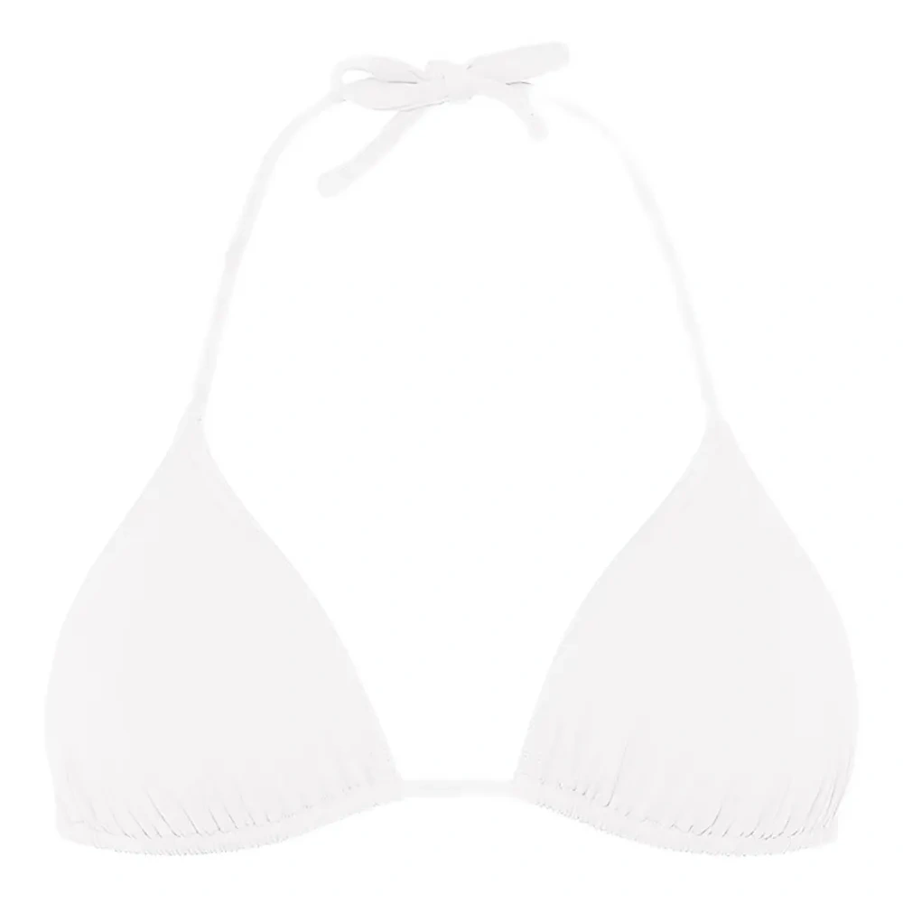 Пляжный купальник с треугольными завязками