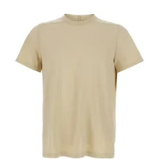 Футболка с круглым вырезом и простроченными деталями