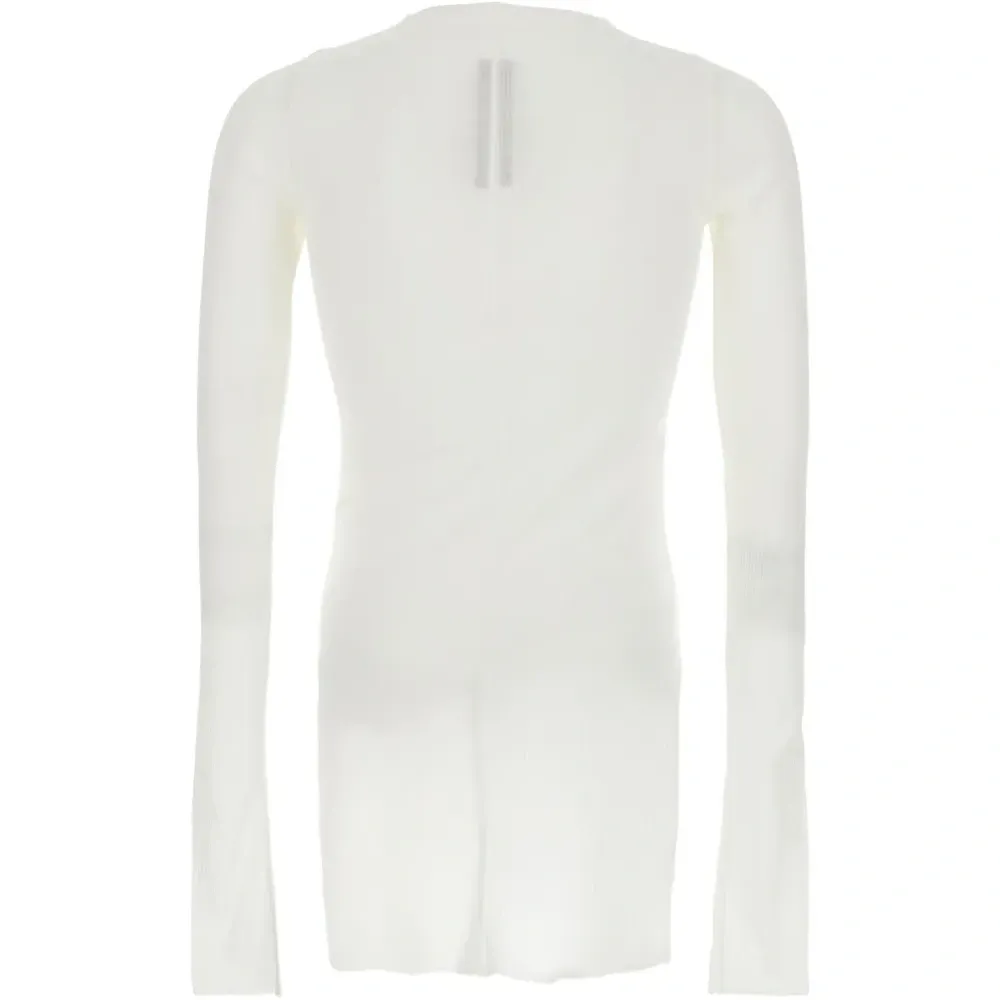 Рифленая футболка с длинными рукавами