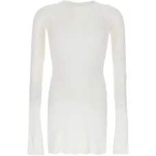 Рифленая футболка с длинными рукавами