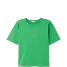 Футболка с круглым вырезом и короткими рукавами