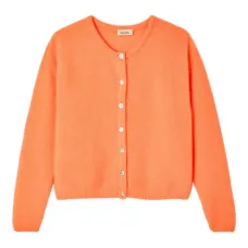 Кардиган Vitow с длинными рукавами и круглым вырезом