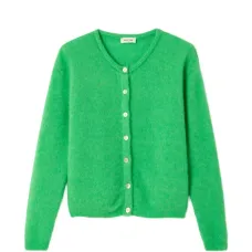 Кардиган с круглым вырезом