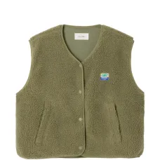 Жилет без рукавов с нашивкой-логотипом