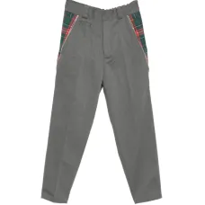 Брюки в клетку тартан