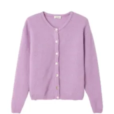 Кардиган с круглым вырезом