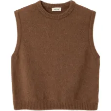 Трикотажный топ с круглым вырезом