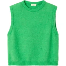 Майка без рукавов с круглым вырезом