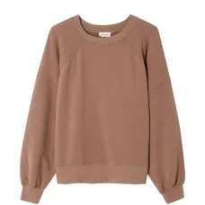 Свитшот с длинными рукавами и круглым вырезом