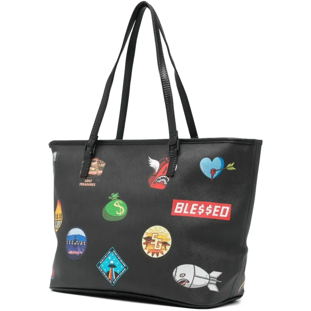 Сумка на плечо с графическим принтом