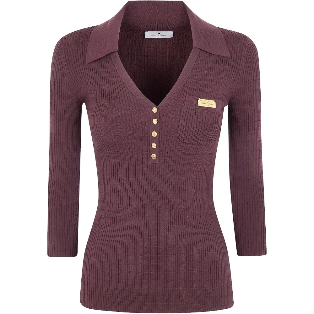 Топ с логотипом-табличкой