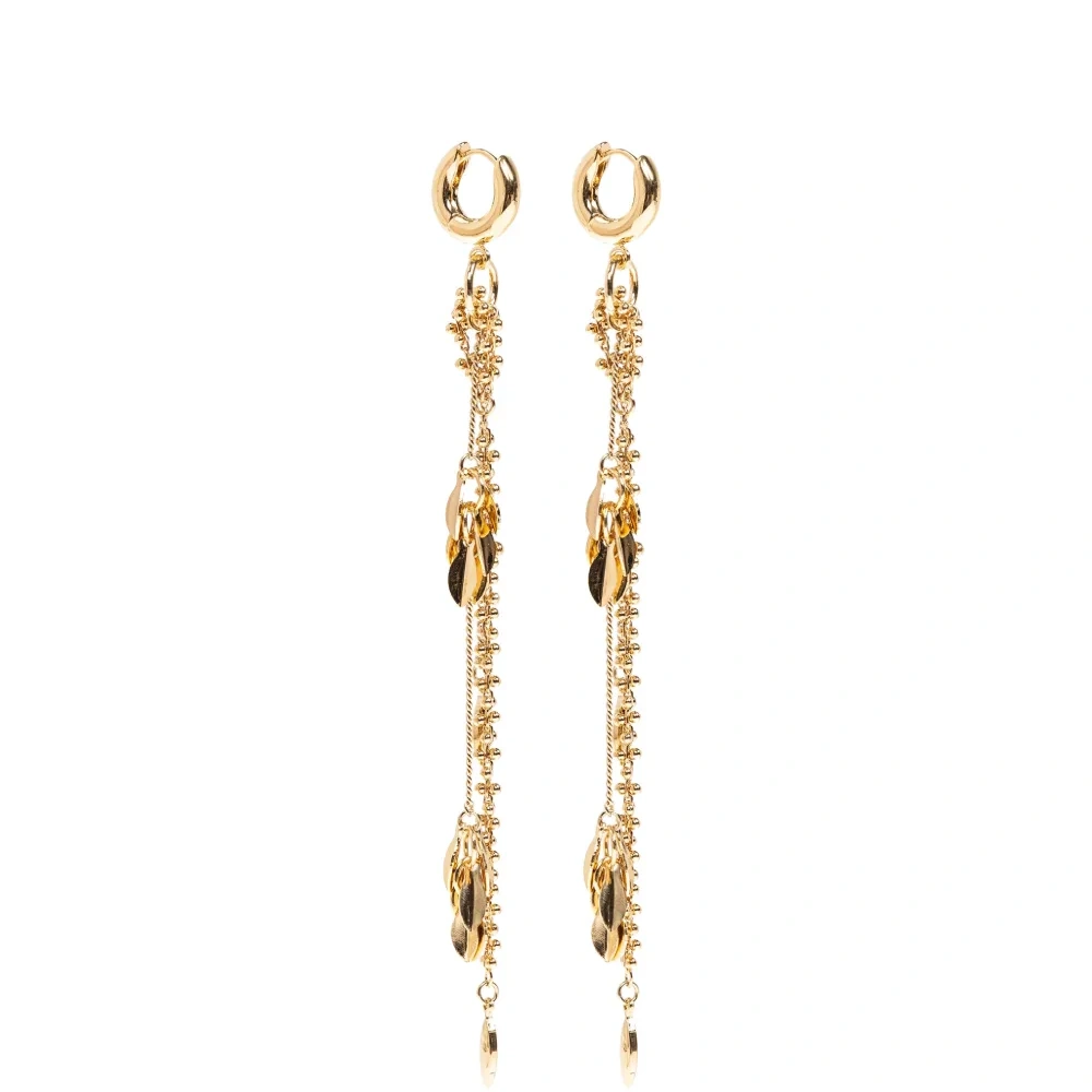 Серьги с цепочками